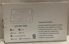 Exit Sign - NEW in Box  UL Listed