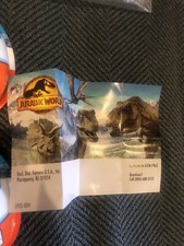 Set Of 8 Kinder Joy JURASSIC WORLD DOMINION 2022 complete sets of 8 With Papers