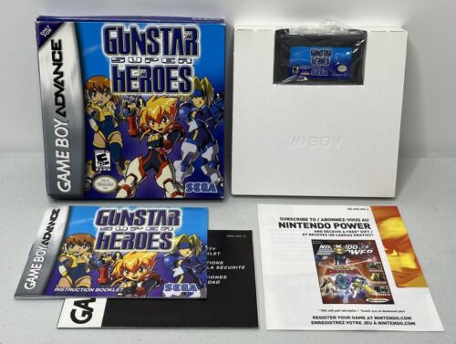Game Boy Advance Gunstar Super Heroes Complete in Box CIB *Authentic/Tested* - Picture 1 of 12