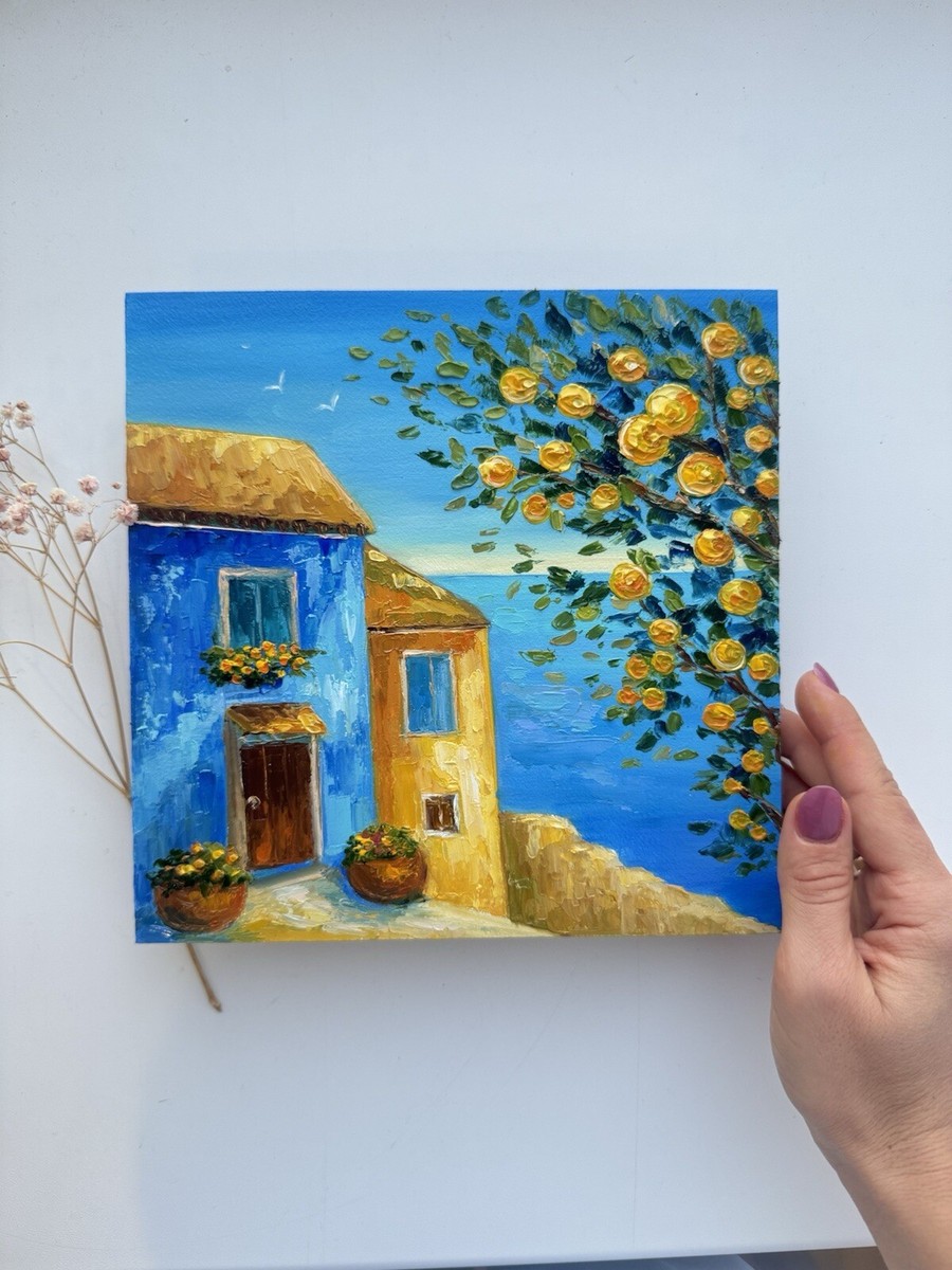 【F4号】good blue(spelling) 油絵 oil painting s-l1200.jpg