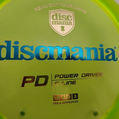 1) New Discmania C-Line PD Stock+Bar Double Stamp 173g Disc Golf