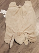 Pottery Barn Kids Baby Nursery Bunny Mat Plush Soft Brown