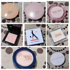 Highlighter various colors, shades, and names: Iby, Shaina B, Floss