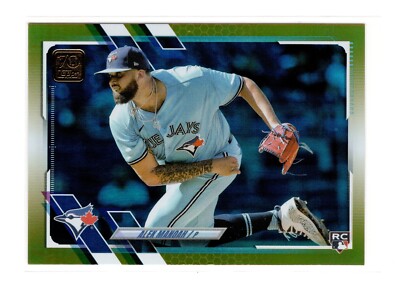 Alex Manoah RC 2021 Topps US227 1st RC Gold Foil Jumbo Exclusive SSP Blue Jays