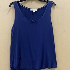 Oscar by Oscar De La Renta Navy Knit Camisole Sleeveless Sz Med New No Tags