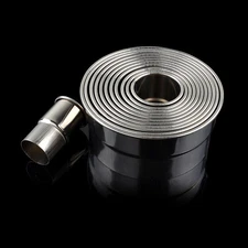 Stainless Steel Round Smooth Buscuit Mould Mousse Ring Pastry Cut Cookie Cutter 