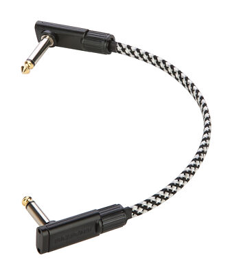 ROCKBOARD Salt&Pepper Tweed Series Flat Patch Cable - 20 cm