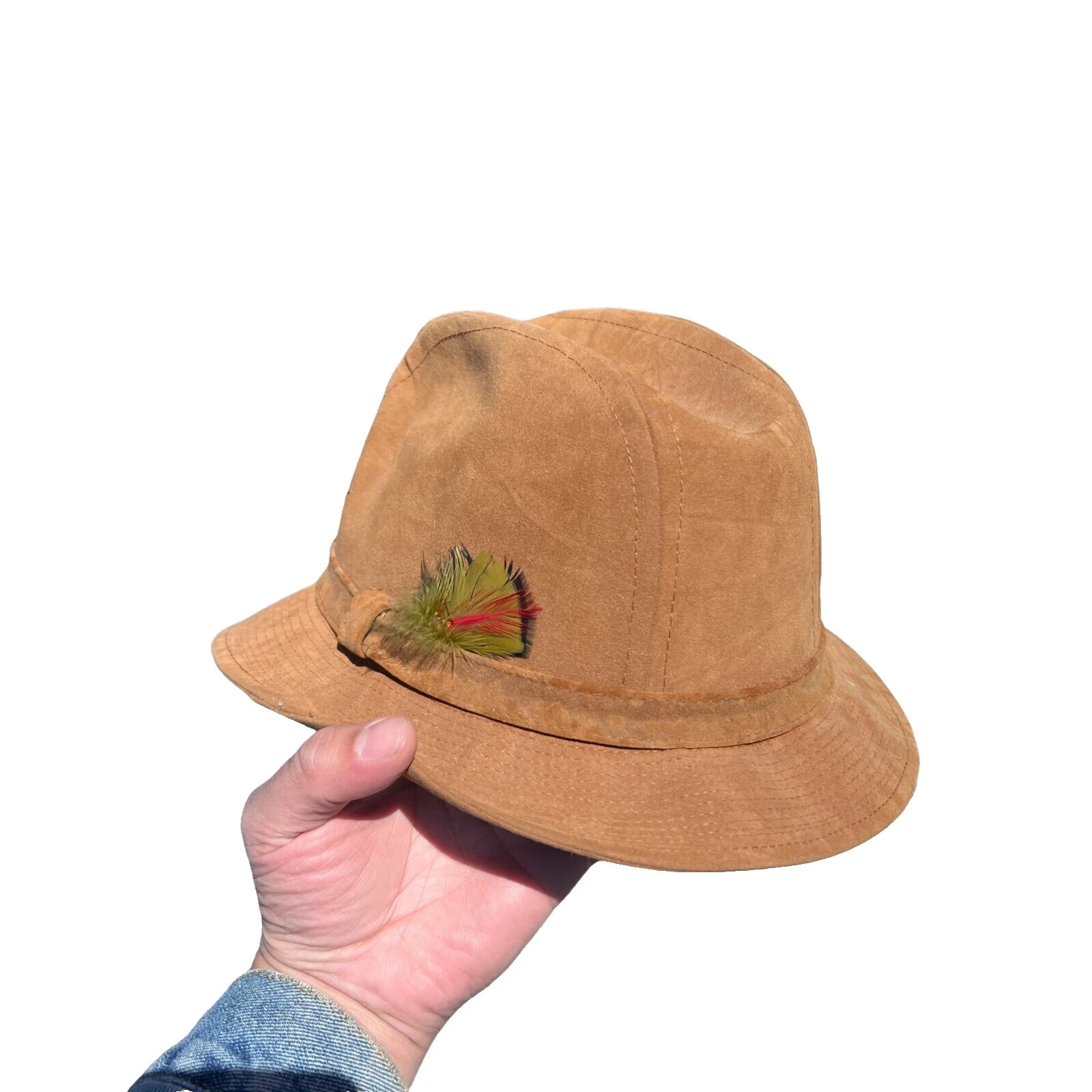 Leather 1950s Vintage Hats for Women