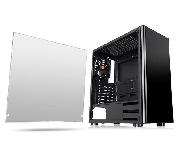 東芝TEC VT-200-K Thermaltake V200 TG (Tempered Glass) RGB Mid Tower Case, CA