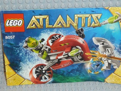 LEGO  Atlantis Bauanleitung 8057 Wreck Raider instruction BA ungelocht 