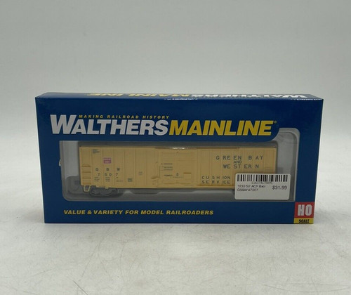 Walthers Mainline HO Green Bay & Western 50' ACF exterior postal vagón #7507 | Zustand: New