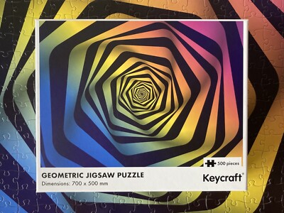 Keycraft Geometric 500-teiliges Puzzle - 100 % komplett