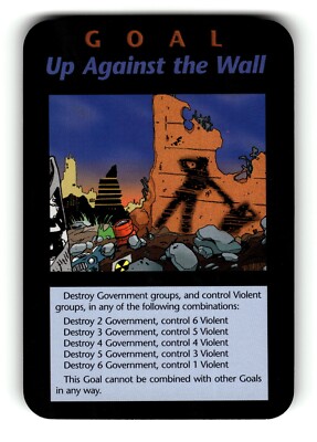 その他 Up Against the Wall PSA8 INWO Goal: Up Against The Wall! Card Base Set INWO Illuminati New World