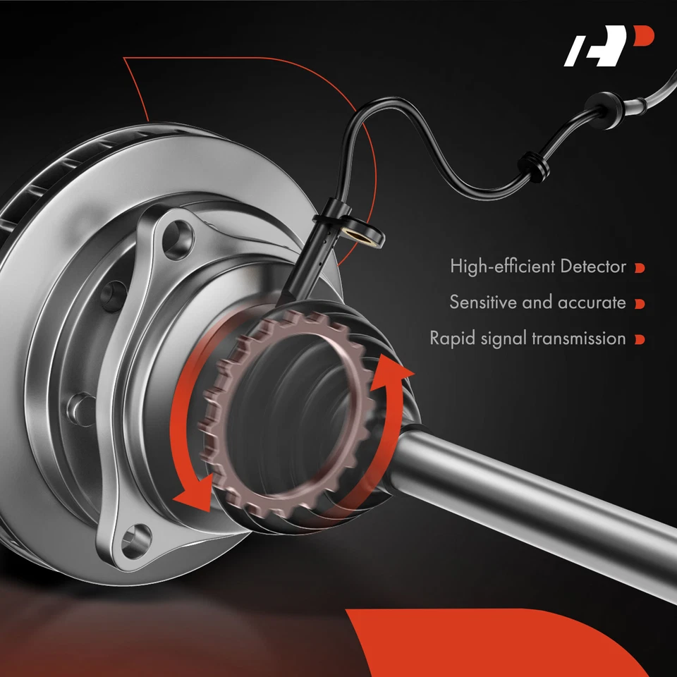 Sensor de velocidad de rueda ABS A-Premium conductor delantero derecho para Acura Integra Honda Civic Foto 3 de 4