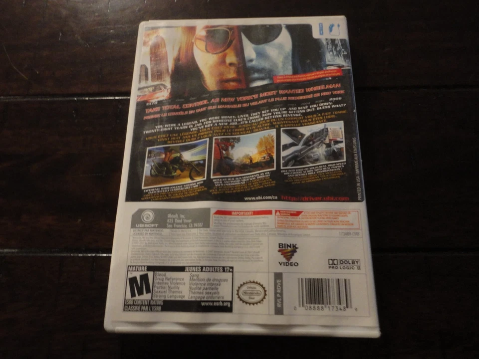 Driver: Parallel Lines (Nintendo Wii, 2007) CIB - Image 4 of 4