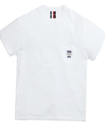 Kith For Team USA Olympics Pocket Tee White Size L DEADSTOCK