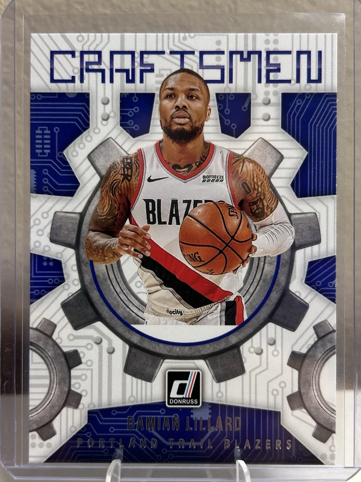 2021-2022, 2022-23 Donruss Craftsmen Damian Lillard No. 9 - Image 3 of 4