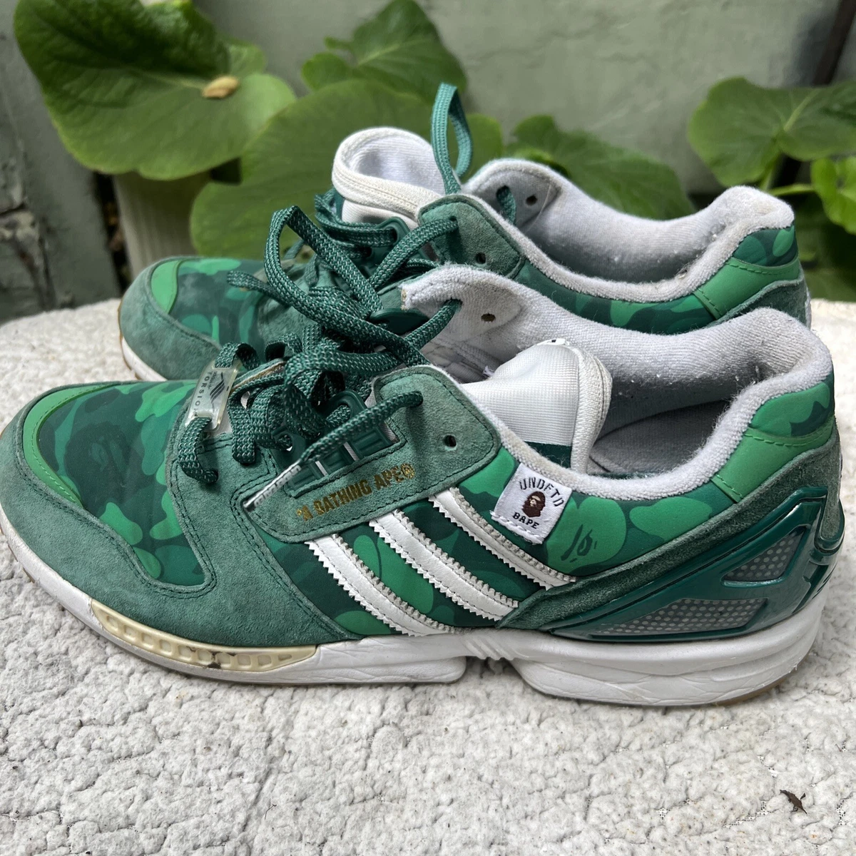 adidas BAPE x Undefeated x ZX 8000 A-ZX Series - Green Camo for