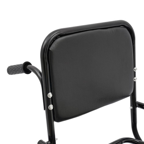 Duschrollstuhl Toilettenrollstuhl Faltbarer Duschsitz Vorsitz Duschstuhl Mit Räd - Bild 22 von 23