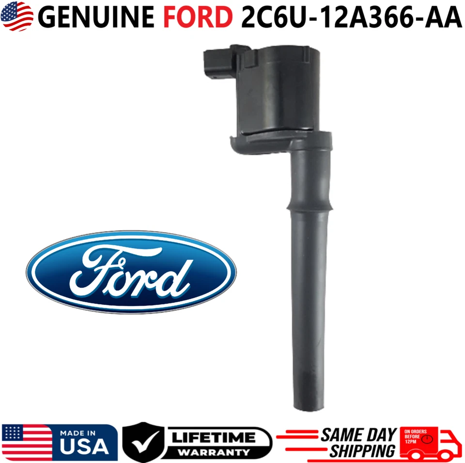 GENUINE FORD x8 Ignition Coils For 1997-2014 Ford & Lincoln V8, 2C6U-12A366-AA - Image 4 of 4