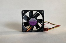 Bi-Sonic BS601512H-C1 60x60x15mm DC12V Ball Bearing Cooling Fan w/3-Pin Conn-New