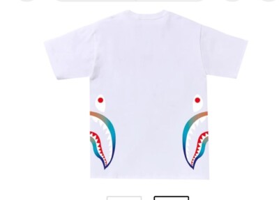 Authentic Bape Gradation Side Shark Tee(SS23) SzXL With Original Receipt