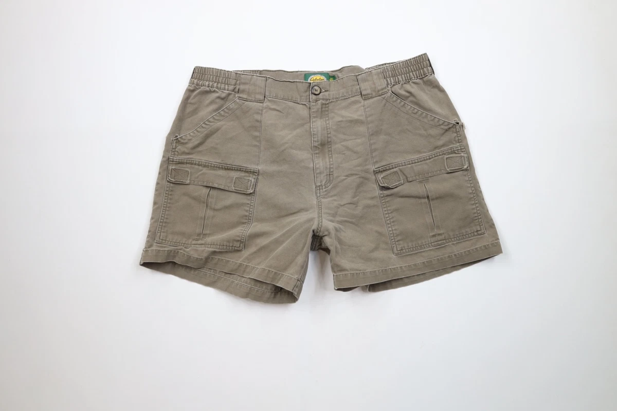 Short Cargo Cabela's Homme – Taille 38 – Marron – Nylon Stretch – Randonnée