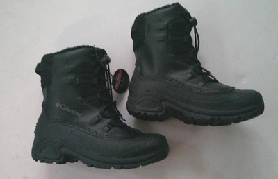 Columbia Youth Bugaboot Celsius Waterproof  Big kids black  boots  4Y Brand  New