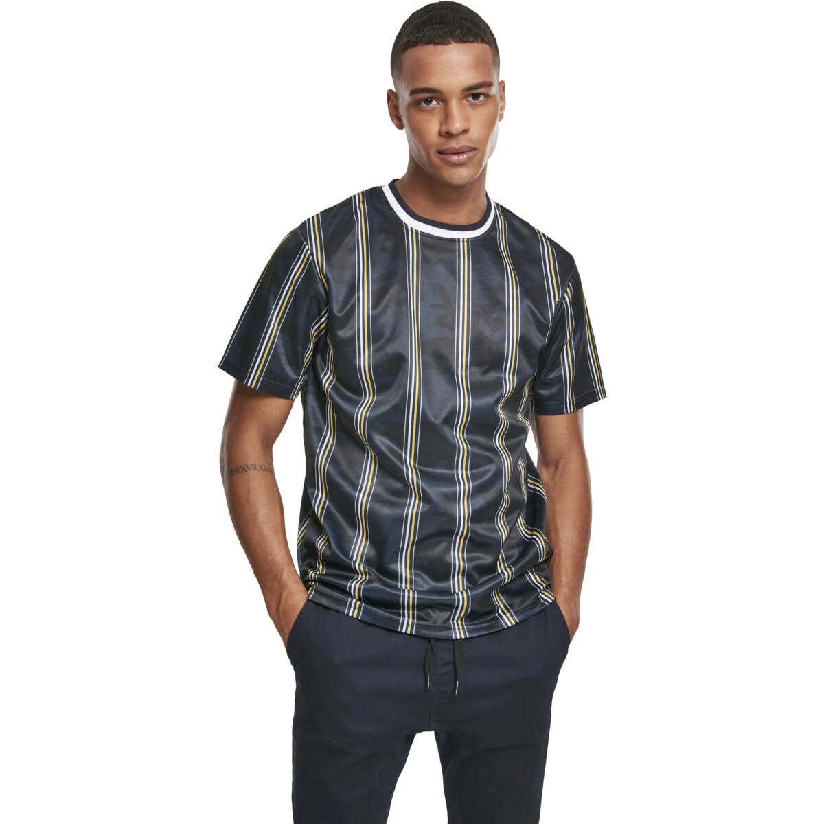 Southpole PUFFER - T-shirt con stampa - black/nero - Zalando