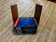 Sherwin Williams Color Match Service Display Paint Chip Holder Vintage Auto Car