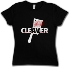 CLEAVER WOMEN T-SHIRT Sopranos The Horror Slasher Butcher knife chopper hatchet