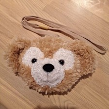 Tokyo DisneySea DUFFY Plush Coin Pass Case Pouch Shoulder Bag Japan