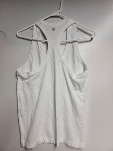 Avia Women's Seamless Performance Tank Top Size M 8-10 Vivid White - Picture 3 of 7
