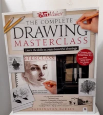 Hinkler Art Maker Kit The Complete Drawing Masterclass Barrington Barber NIB 