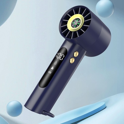Portable Handheld Fan Speed(1-100) Adjustable Mini with LED Display summer/cool - Picture 11 of 11