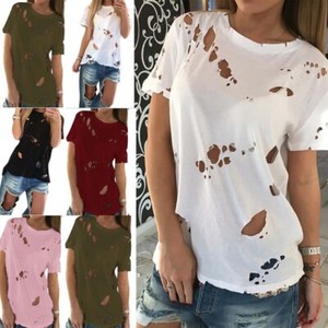 ripped t shirt women's