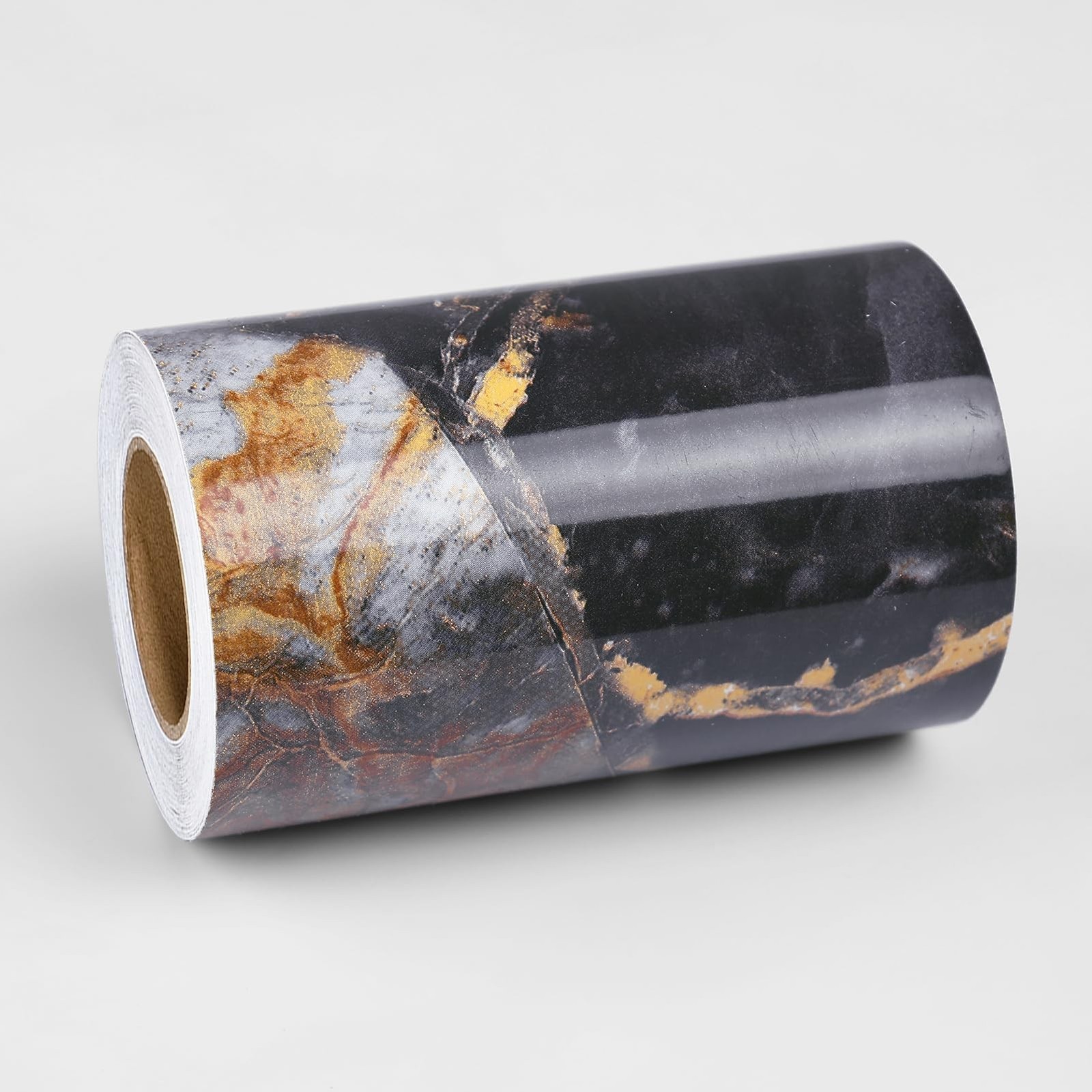 Wallercity Black/Gold Peel and Stick Wallpaper Borders for Kitchen Bathroom M...