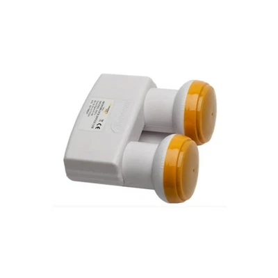 GOLDEN MEDIA lnb convertitore monoblocco hotbird astra dual feed lte 4k full hd 2 uscite