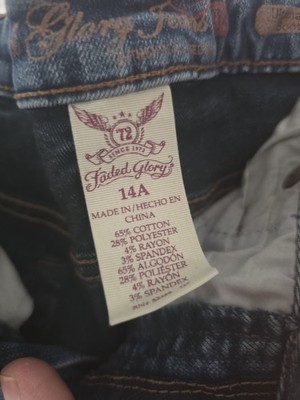 Faded Glory Women's  , Size 14A, Blue Faded Denim Jeans