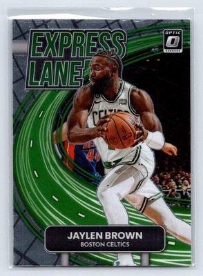 2022-23 Donruss Optic #21 Jaylen Brown Express Lane Boston Celtics