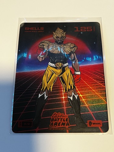 2026 Bo Jackson Battle Arena Shells #PG-50 Donnie Shell Power Glove Brawl Foil
