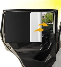Magnetic Side Window Shades, 2-Piece Privacy Curtains for 100 Color: Back Seat