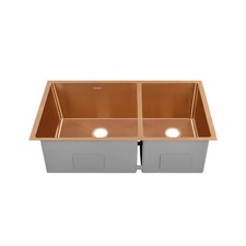 Swiss Madison SM-KU725 Rivage 33" Undermount Double Basin - Rose Gold
