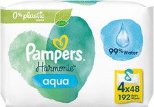 Pampers Harmonie Aqua Baby Wipes 4 48 pcs
