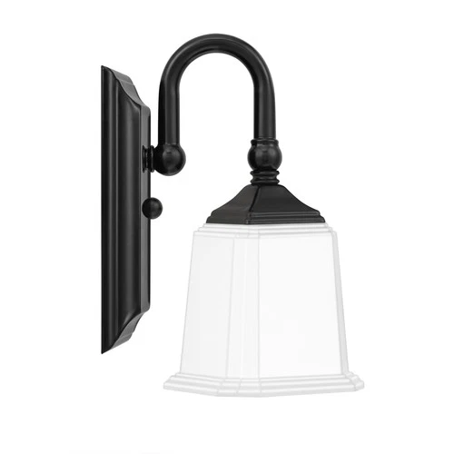 Quoizel NL8601 Nickel Nicholas Single Light 10"H Bathroom Sconce - Picture 2 of 5