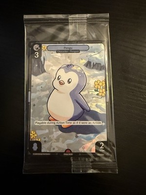 Vibes TCG Birb & Pengu Promo Card - Pengu Arctic Foil 10/25 - Pudgy Penguins