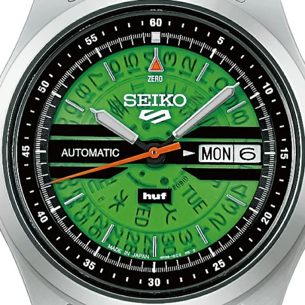Seiko 5 Sports x HUF SBSA323 collaboration limited edition model