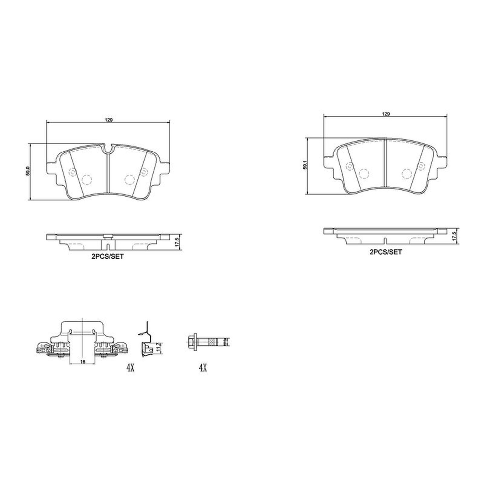 2x ✅Fits BREMBO P 85 186 Brake Pad Set, disc brake P 85 186 Brake pa ⭐UK Seller⭐ - Image 26