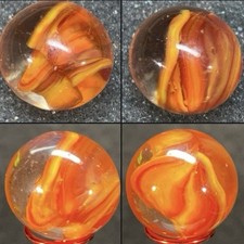 Vitro Agate Hybrid Cat s-Eye Marble Blended Multicolor .6485 Mosaico