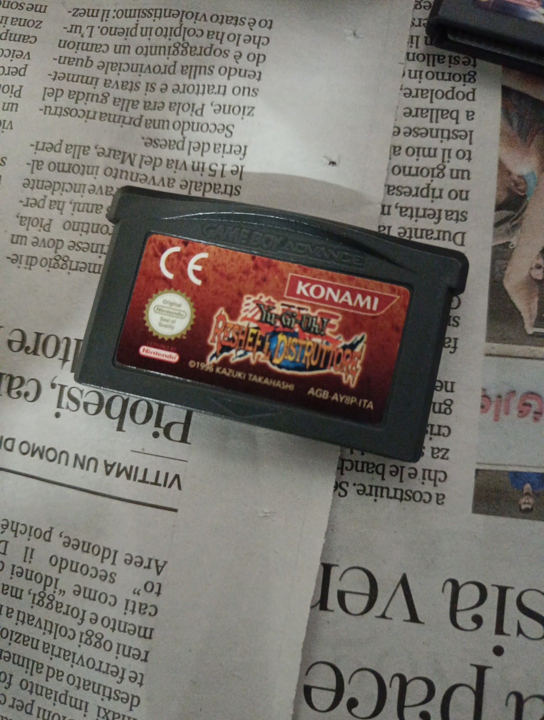 Yu-Gi-Oh Reshef Le Destructeur Nintendo Game Boy Advance PAL ITA Jeu Utilisé GBA